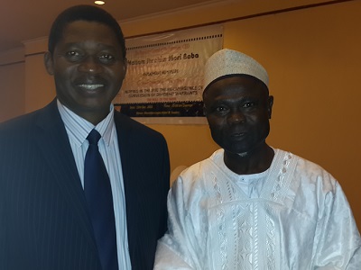 (L-r): Ralph Ozoude, managing director for Nigerian operations at United Parcel Service, Inc. (UPS) and Malam Ibrahim Mori Baba, postmaster general of the Federation, during the recent Customers’ Forum organized by BulkPost Venture in Lagos recently.